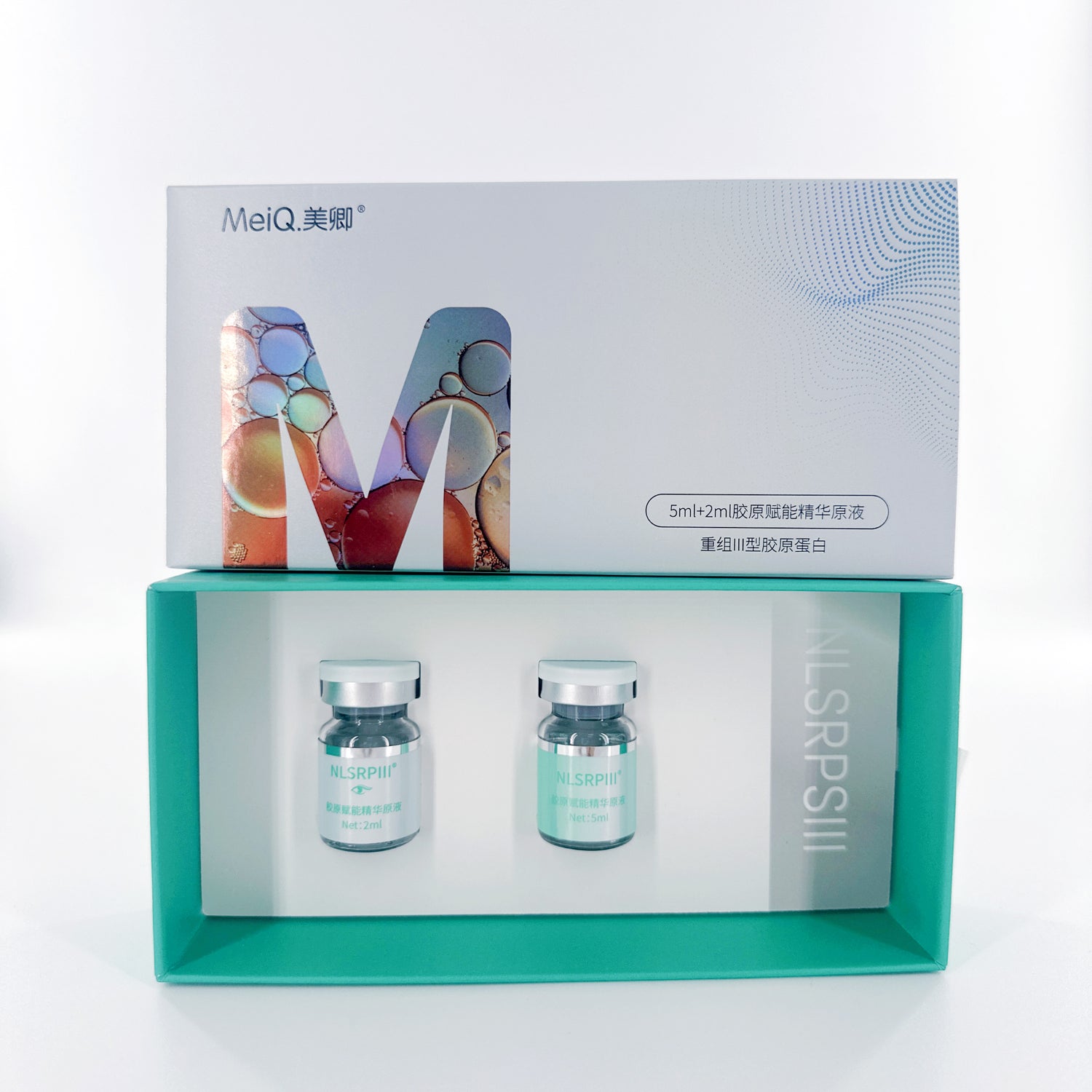 Type III Human-Like Collagen Solution with 0.75mm Dermal Roller Kit