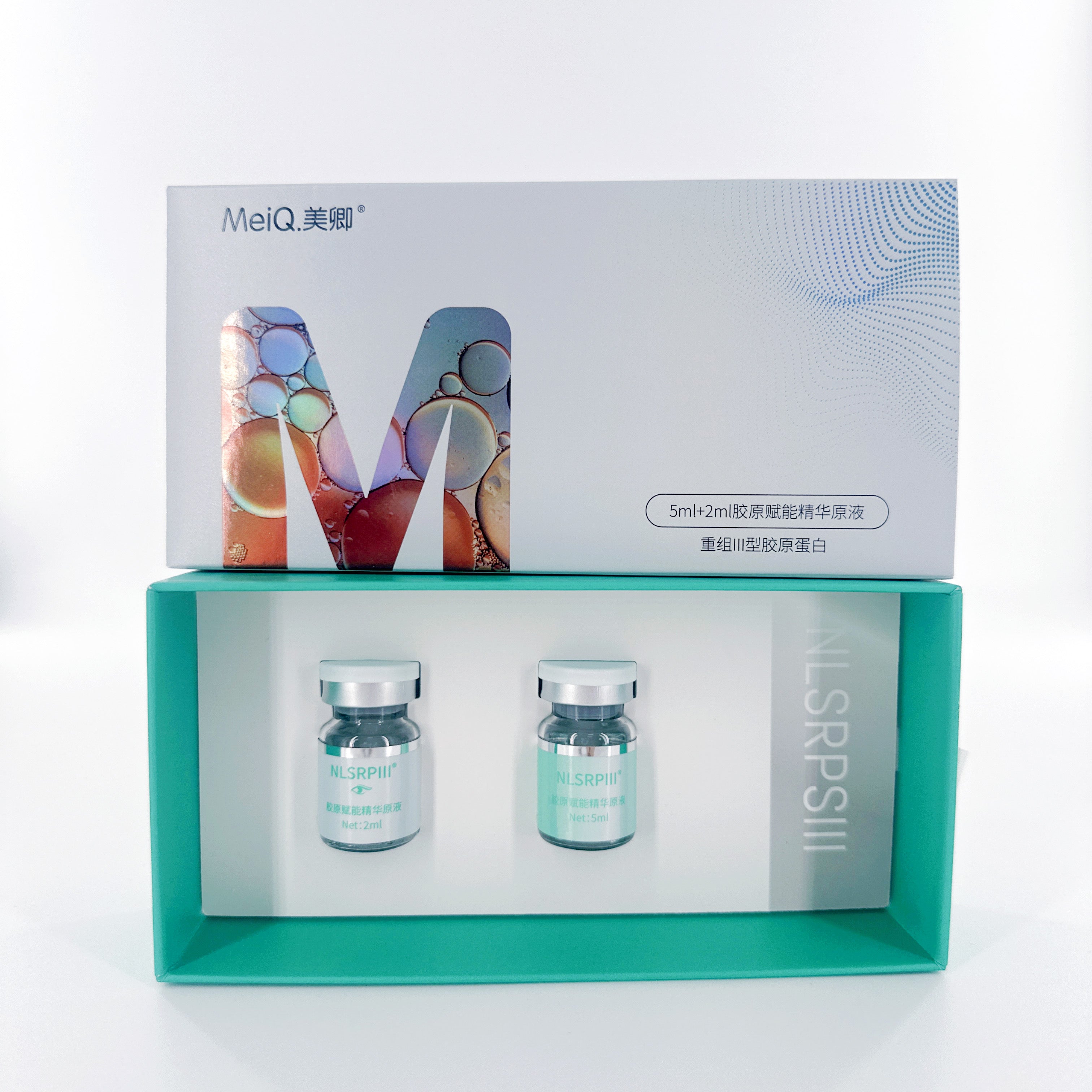 Type III Human-Like Collagen Solution with 0.75mm Dermal Roller Kit