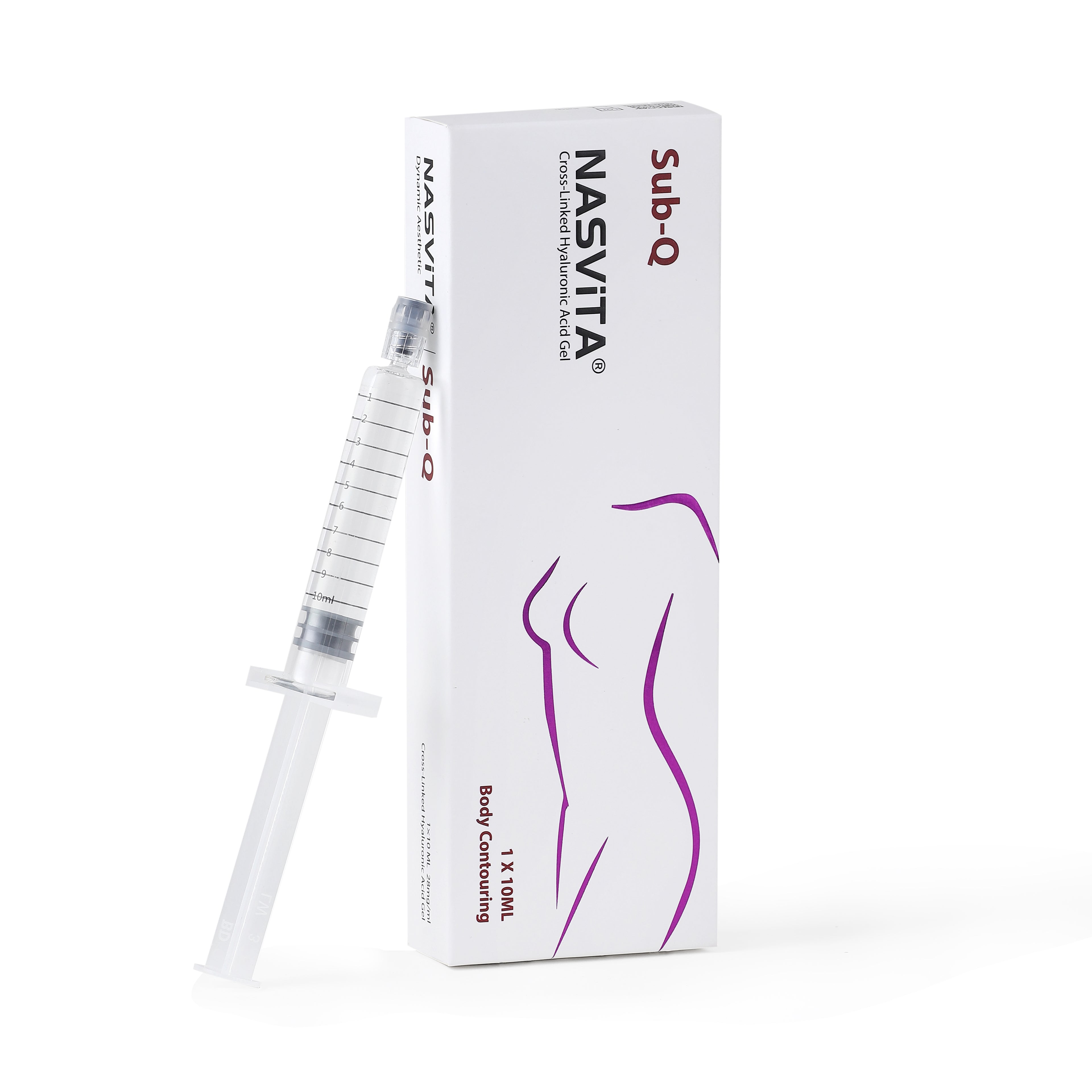 NASViTA Hyaluronic Acid Dermal Filler Sub-Q 10 ml for Breast and Buttocks