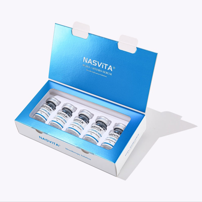 NASViTA Bio-Revitalization Solution 8%HA + HYDRO SERUM 5ML*5 Vials