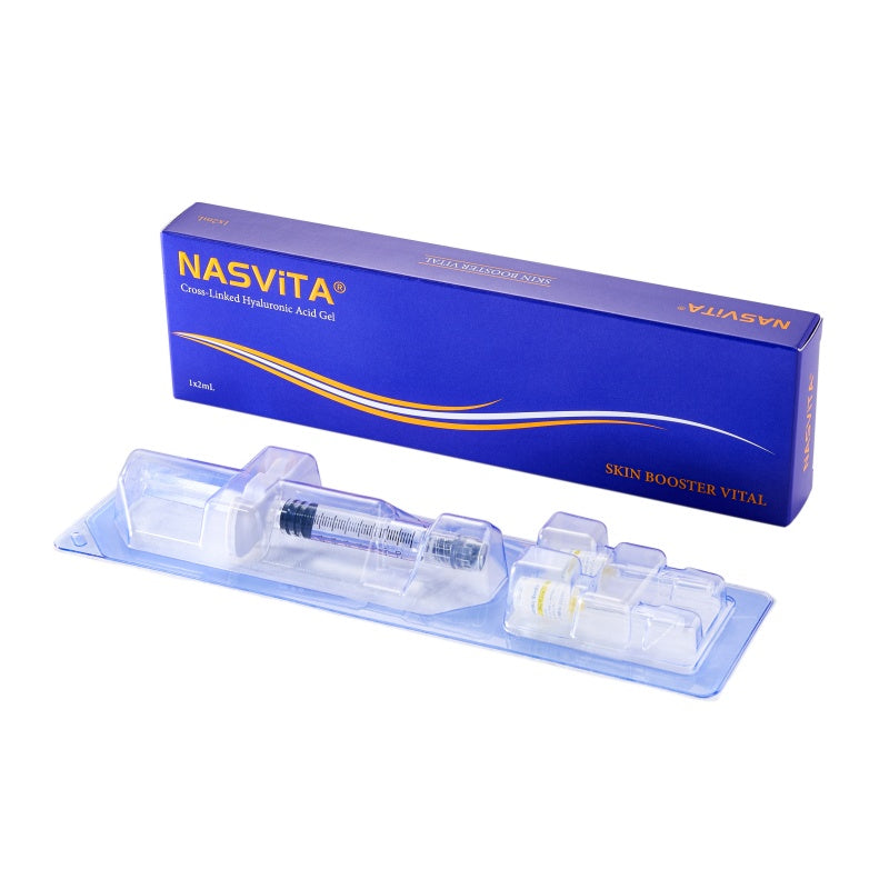 NASViTA® SKIN BOOSTER VITAL Cross-Linked Hyaluronic Acid Gel 2ML