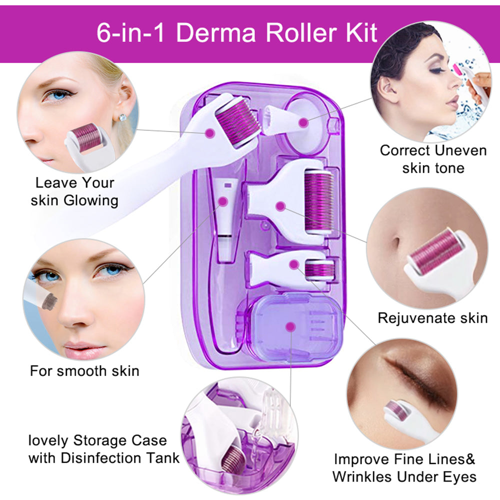Dr. Pen DRS Micro Needle Derma Roller 6 in 1 Kit - Nasvita Medical