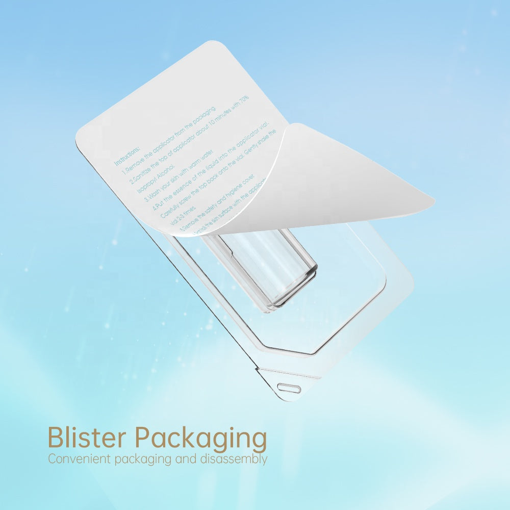 Hydra Needle Microneedle Tool and 5 ml Serum Applicator 20 Titanium Pins Derma Rolling Stamp - Nasvita Medical