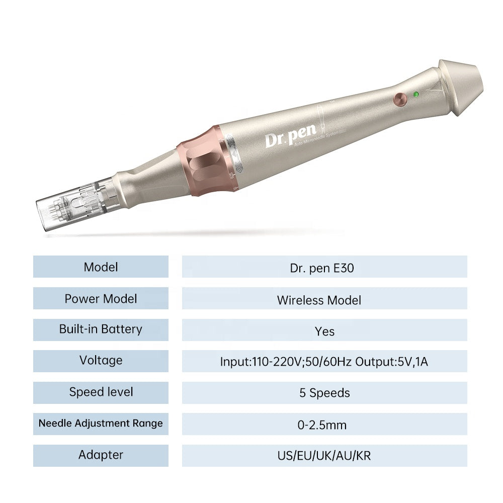 Dr. Pen E30 Original Microneedling Pen Professional Wireless Derma Auto Pen - Nasvita Medical