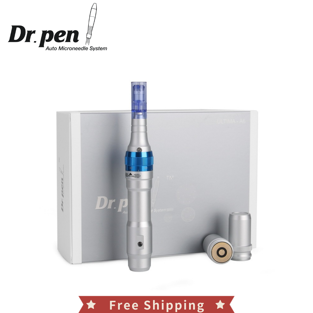Dr. pen Ultima A6 Microneedling pen with 10 Cartridges - 5 x 12 Pin, 5 x 36 Pin - Nasvita Medical