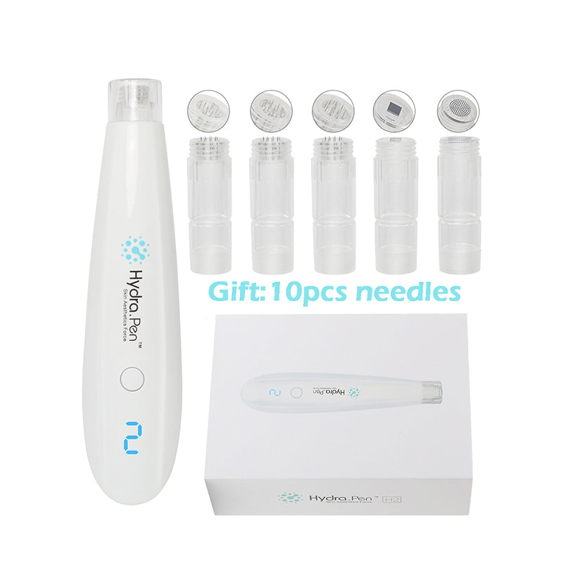 Dr. Pen Hydra Pen H2 Microneedling Pen with Serum Applicator -6 Cartridges - Nasvita Medical