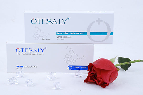 Otesaly Hyaluronic Acid Dermal Filler 1 ml with Lido for Cheek, Nose, and Chin