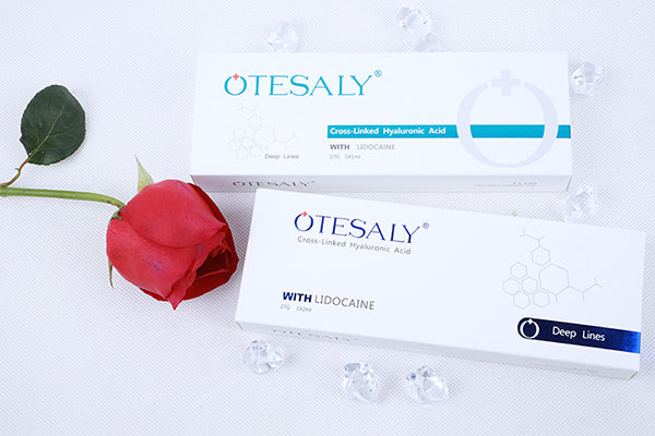 Otesaly Hyaluronic Acid Dermal Filler 1 ml with Lido for Cheek, Nose, and Chin