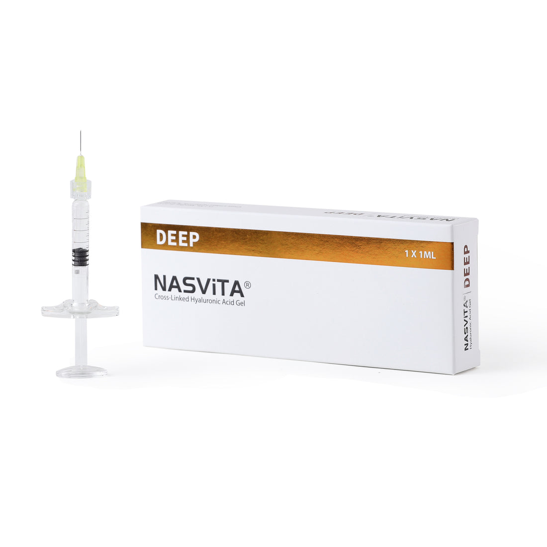 NASViTA Cross Linked Hyaluronic Acid Filler Deep 1 ml For Nasolabial Folds