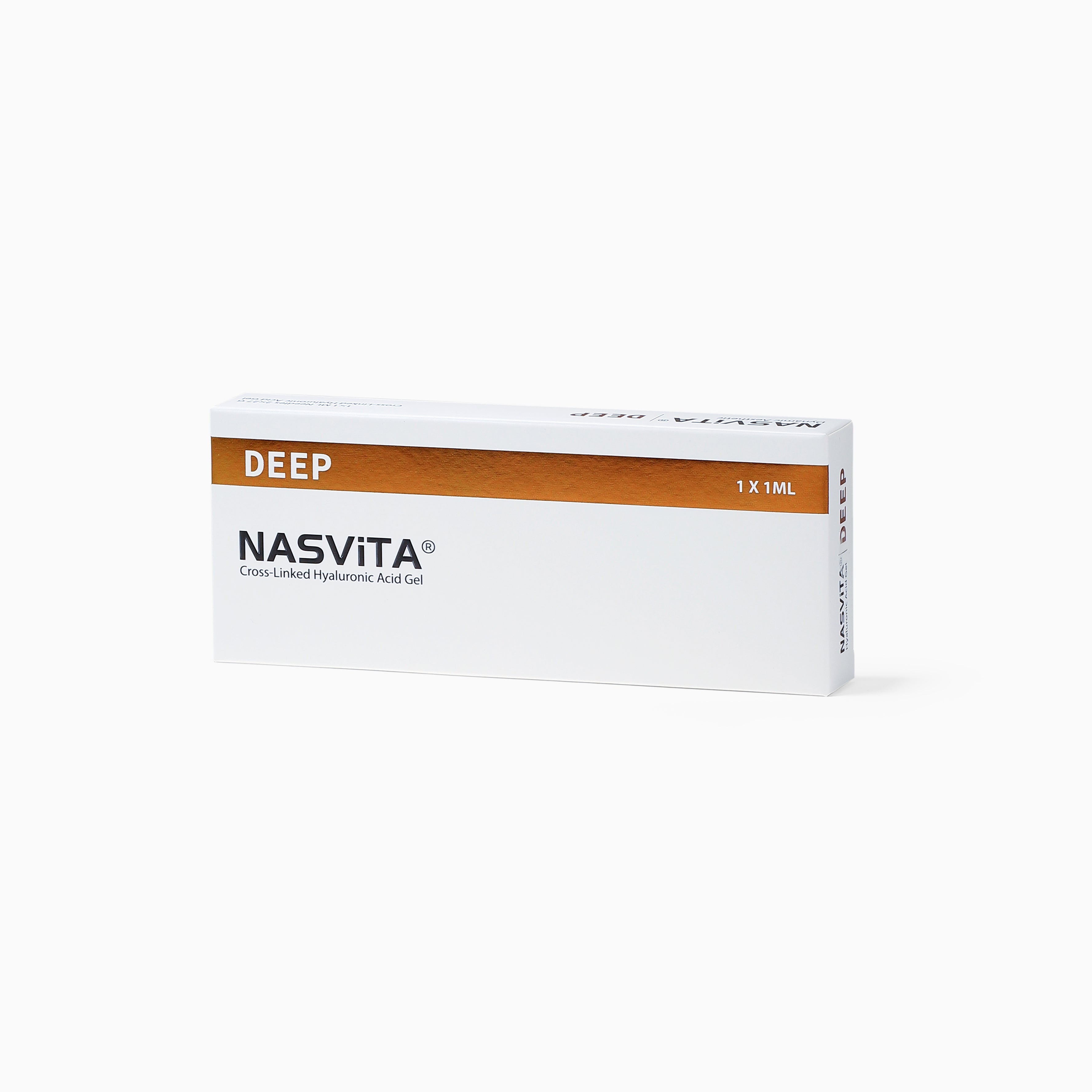 NASViTA 1ml Cross Linked Hyaluronic Acid Filler Deep 1 ml For Nasolabial Folds