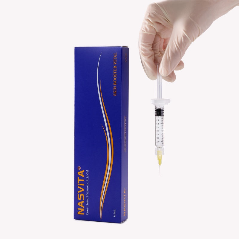 NASViTA® SKIN BOOSTER VITAL Cross-Linked Hyaluronic Acid Gel 2ML