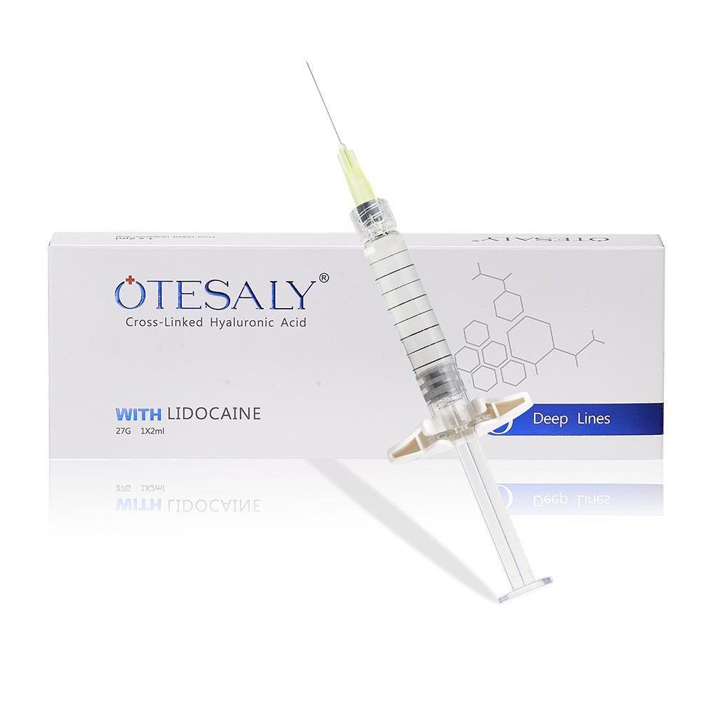 Otesaly Hyaluronic Acid Dermal Filler 2 ml with Lido for Deep Dermis