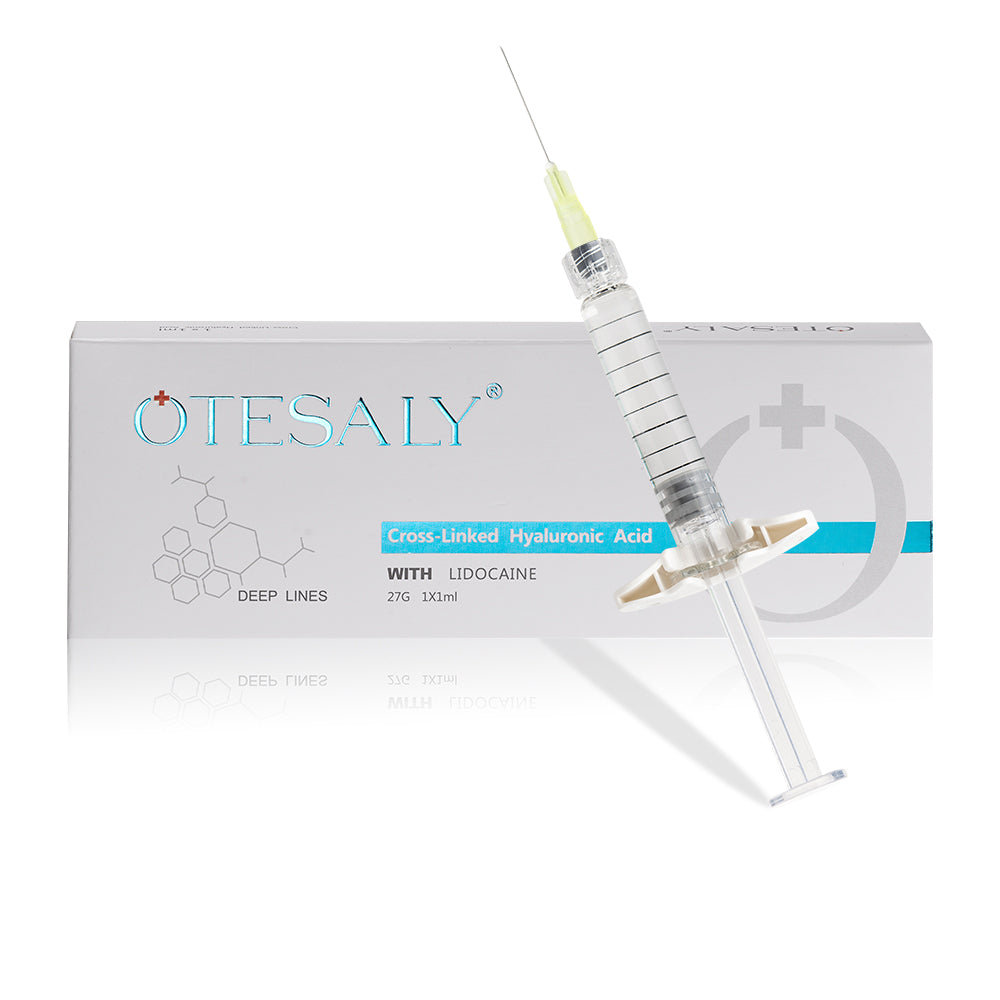 Otesaly Hyaluronic Acid Dermal Filler 1 ml with Lido for Cheek, Nose, and Chin