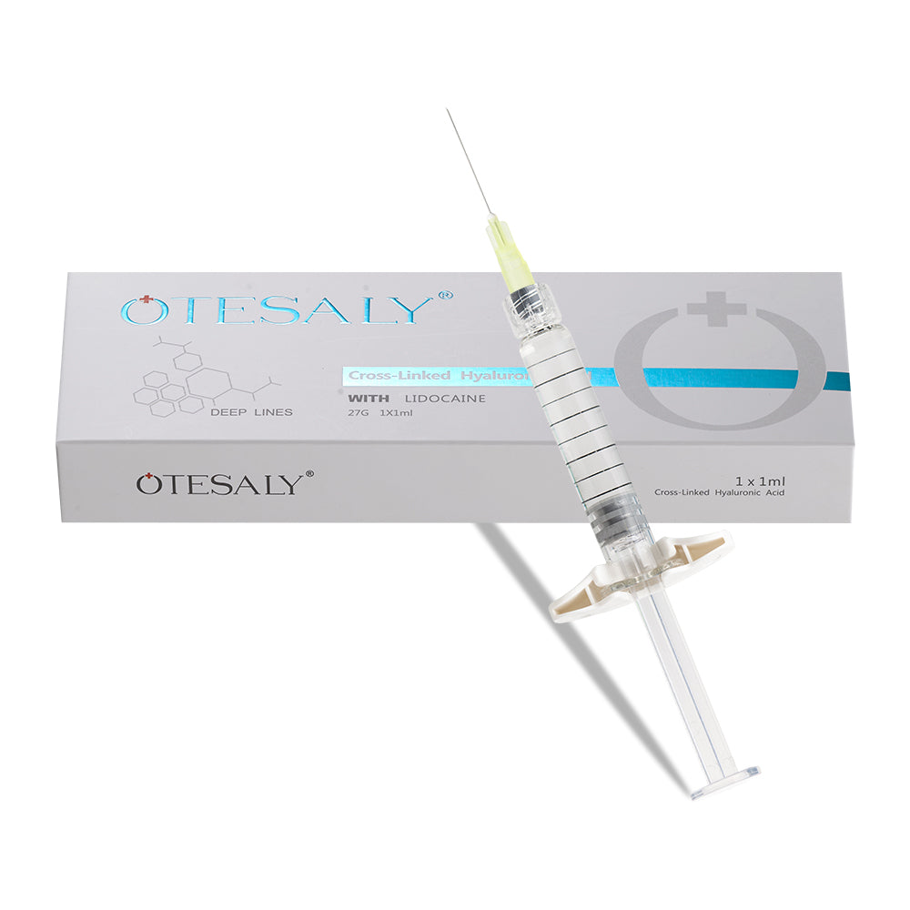 Otesaly Hyaluronic Acid Dermal Filler 1 ml with Lido for Cheek, Nose, and Chin