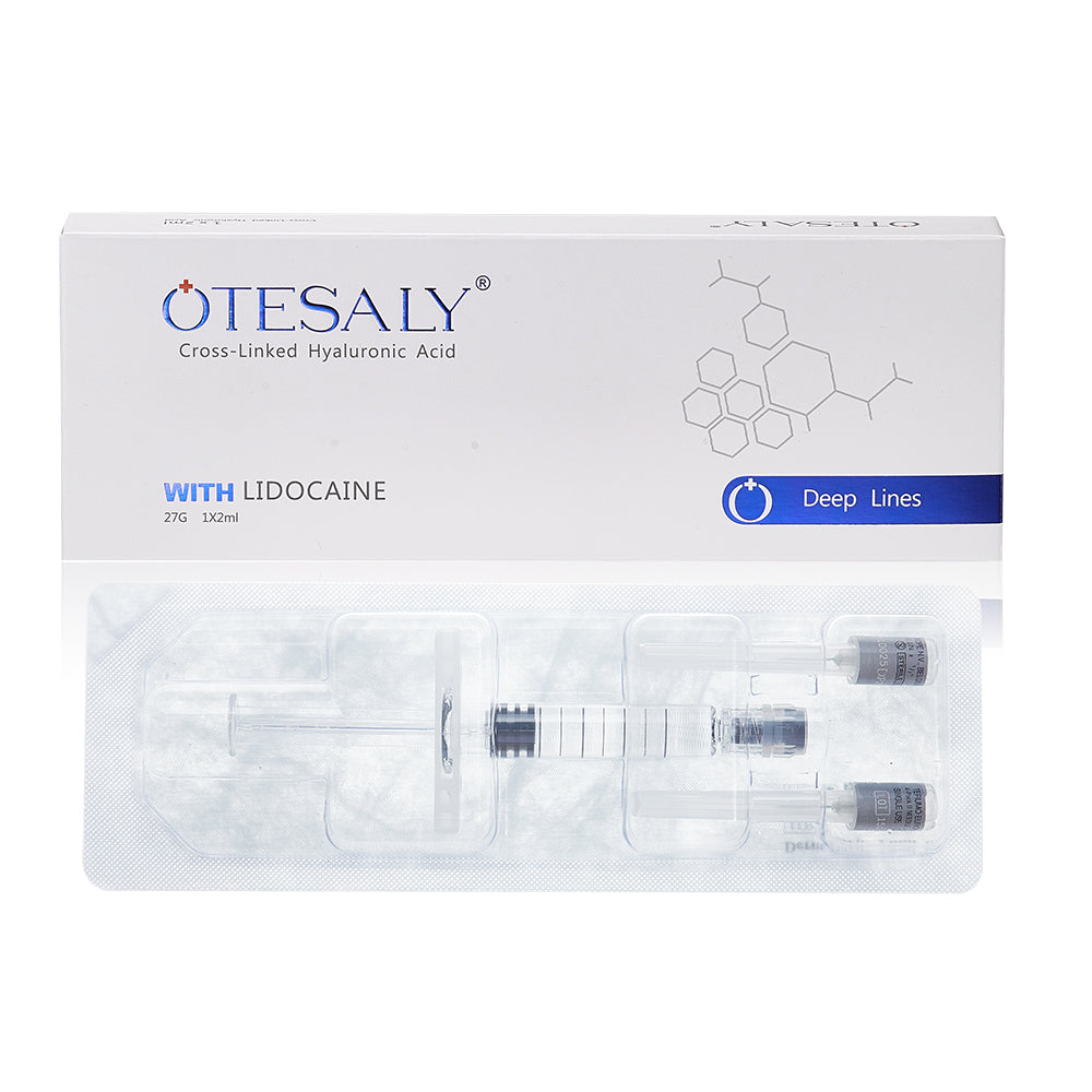Otesaly Hyaluronic Acid Dermal Filler 2 ml with Lido for Deep Dermis