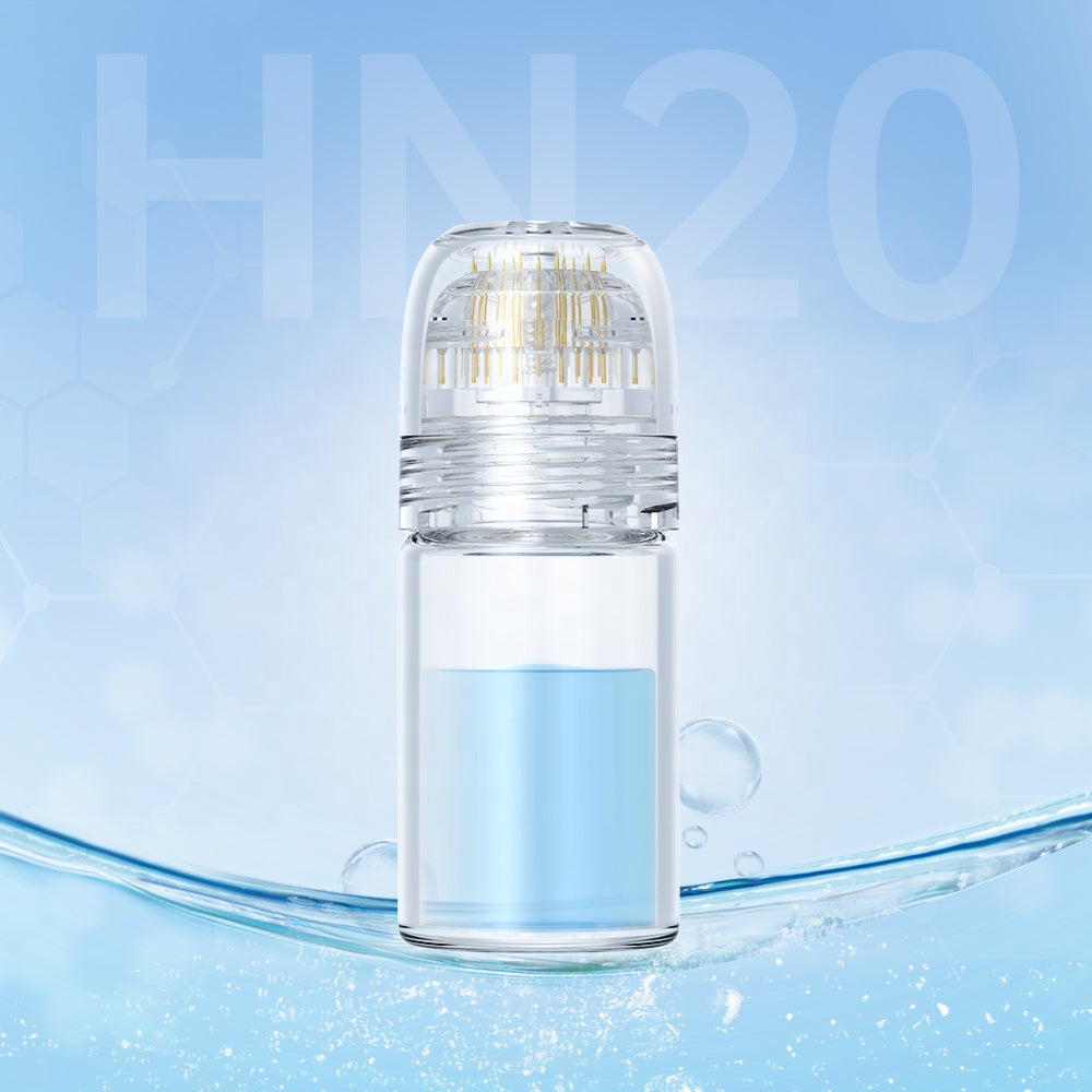 Hydra Needle Microneedle Tool and 5 ml Serum Applicator 20 Titanium Pins Derma Rolling Stamp - Nasvita Medical