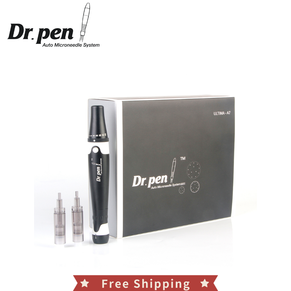 Dr. Pen Ultima A7 Auto Microneedling Pen with 6 pieces 12 Pins Needle Cartridge - Nasvita Medical