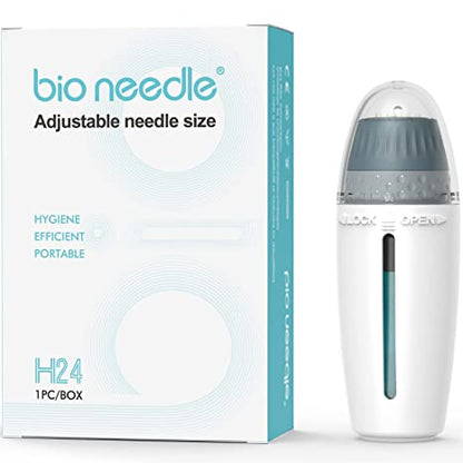 Adjustable Derma Stamp Bio Needle H24 with 10 ml Serum Applicator